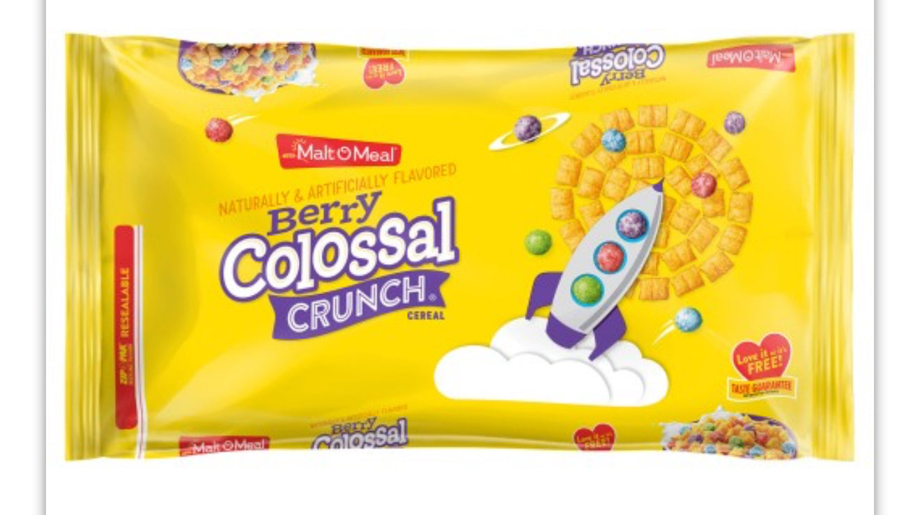 Malt O Meal Berry Colossal Crunch