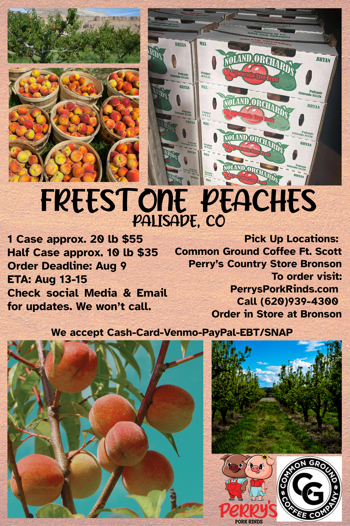 Colorado Peaches… You must Click photo to see details and sizes available