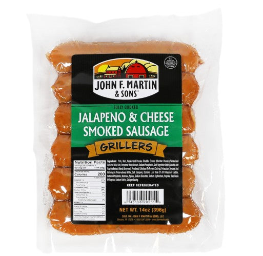 JFM Jalapeno & Cheddar Sausage Grillers