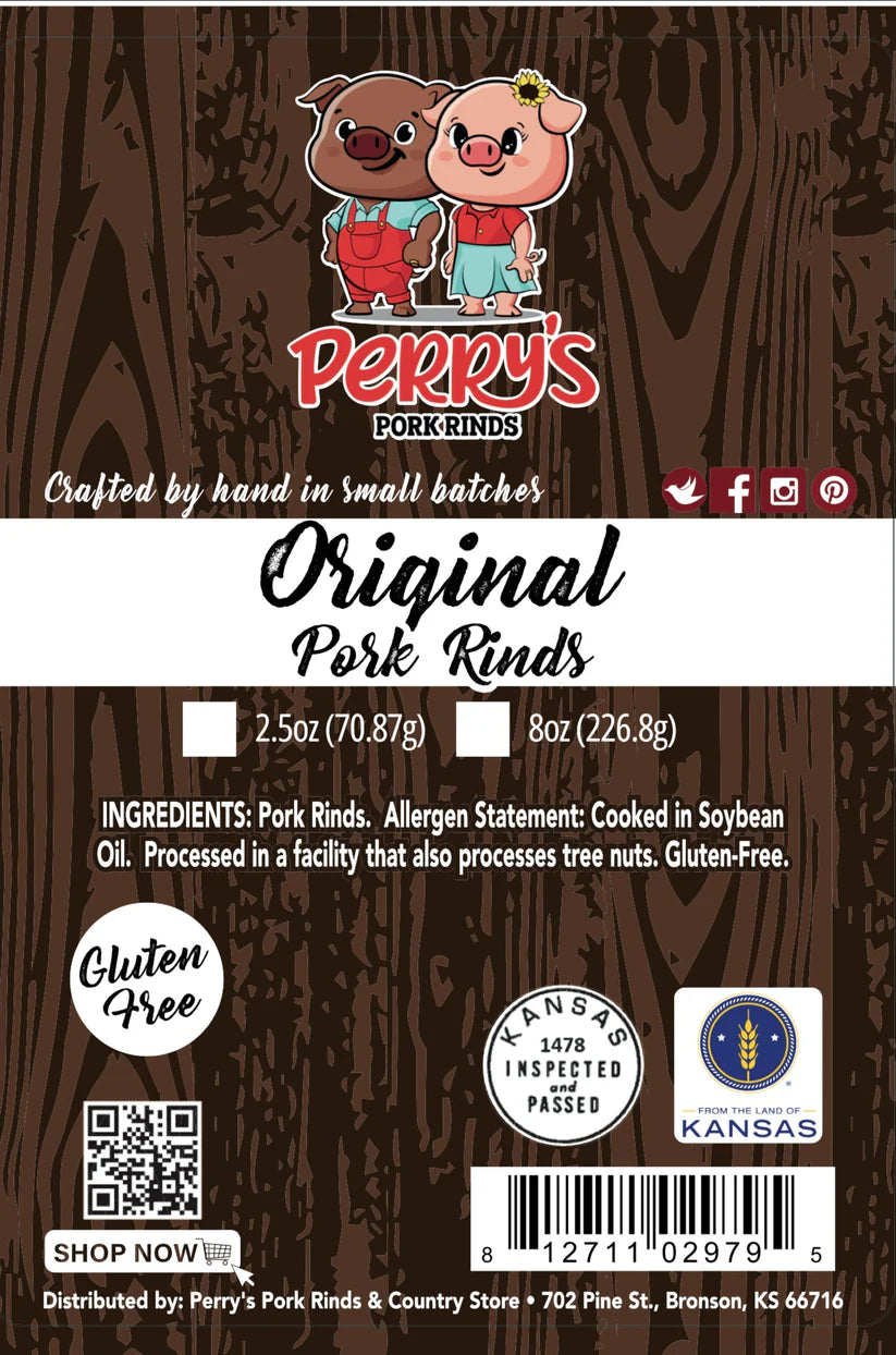 Original Pork Rinds — 8oz Bag