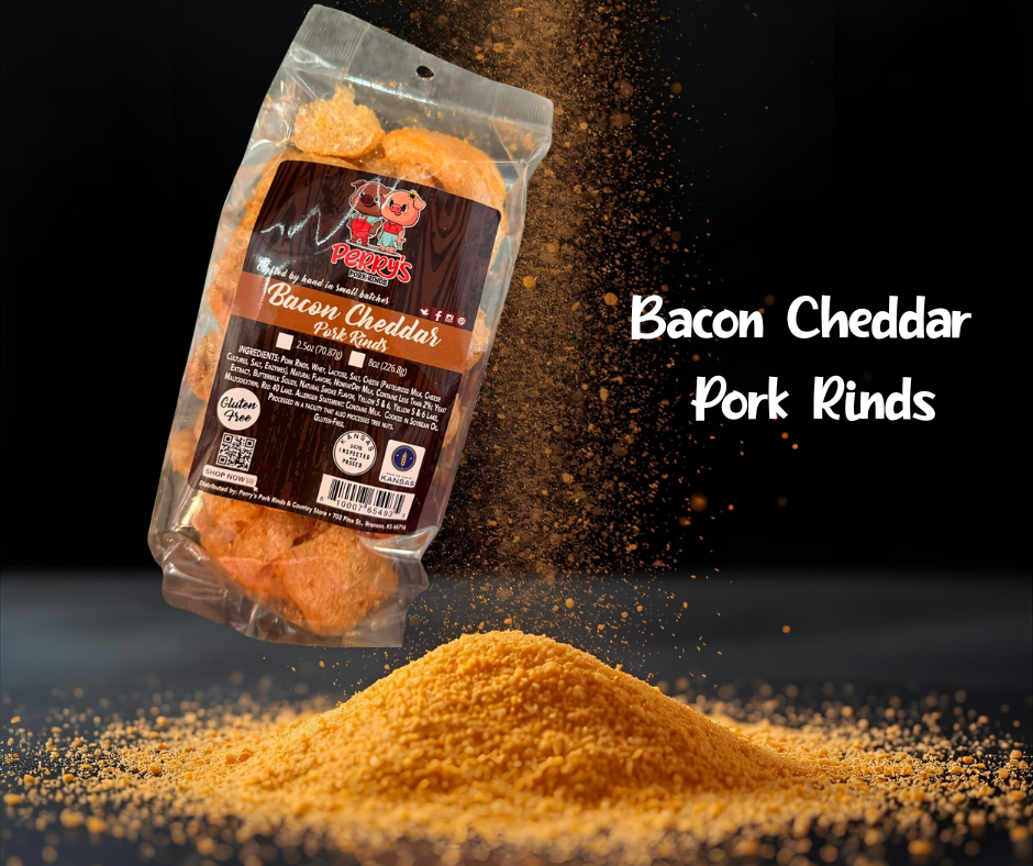2.5oz Bacon Cheddar Pork Rinds
