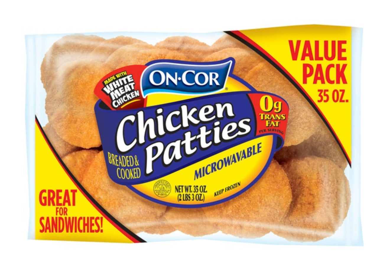 On Cor Chicken Patties