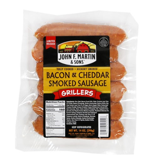 JFM Bacon & Cheddar Sausage Grillers