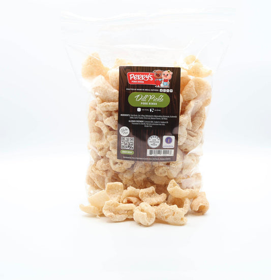 Dill Pickle Pork Rinds — 8oz Bag