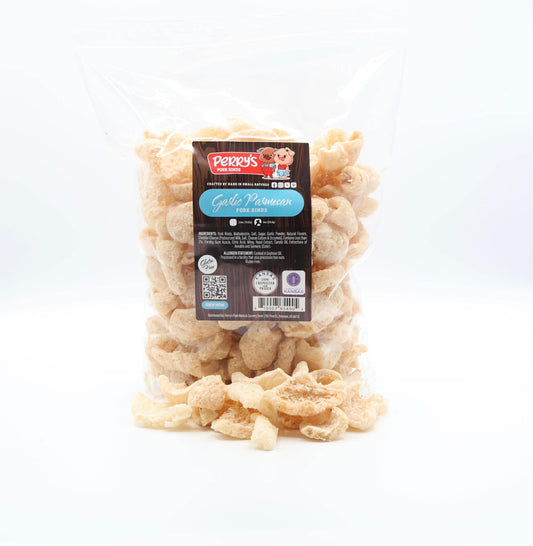 Garlic Parmesan Pork Rinds — 8oz Bag