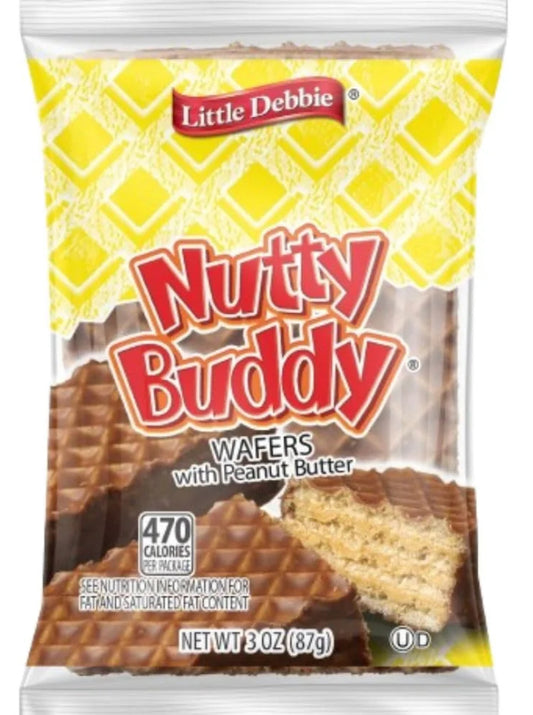 Little Debbie Nutty Buddy Wafers with PB