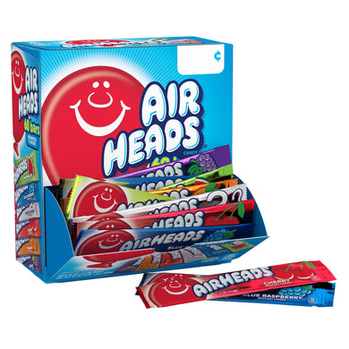 Airheads Chewy Candy Bars, Assorted Flavors, Nut Free, Regular Size, 33 oz