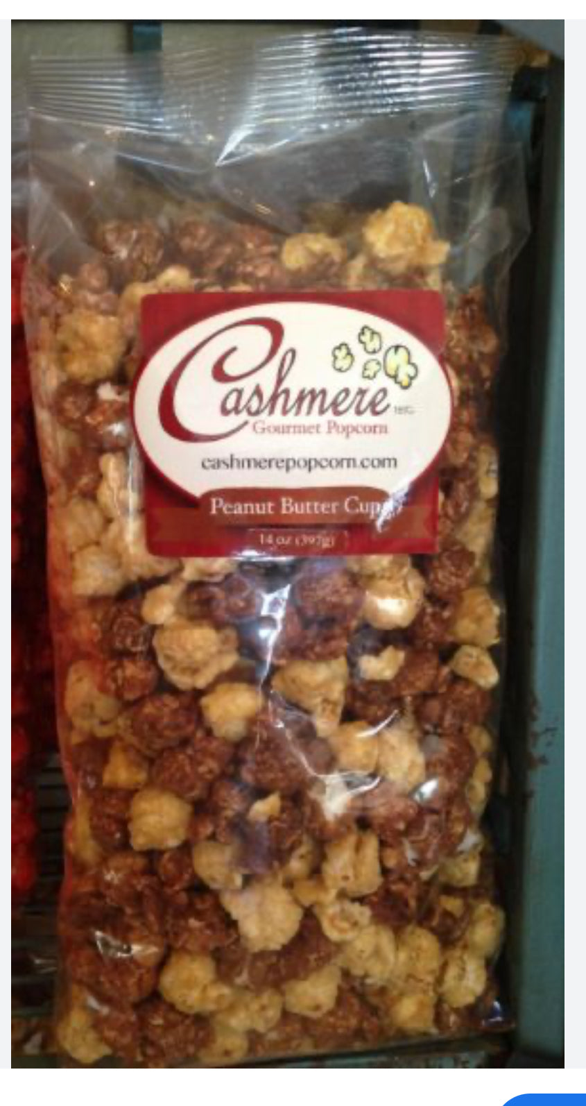 Cashmere Gourmet Popcorn: Peanut Butter Cup