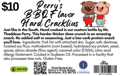 Hard Cracklins(Click for Flavor Options)