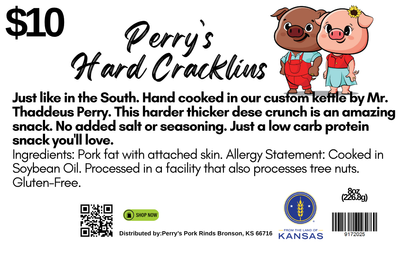 Hard Cracklins(Click for Flavor Options)