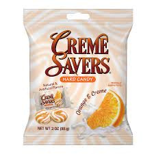 Creme Savers Hard Candy: Orange