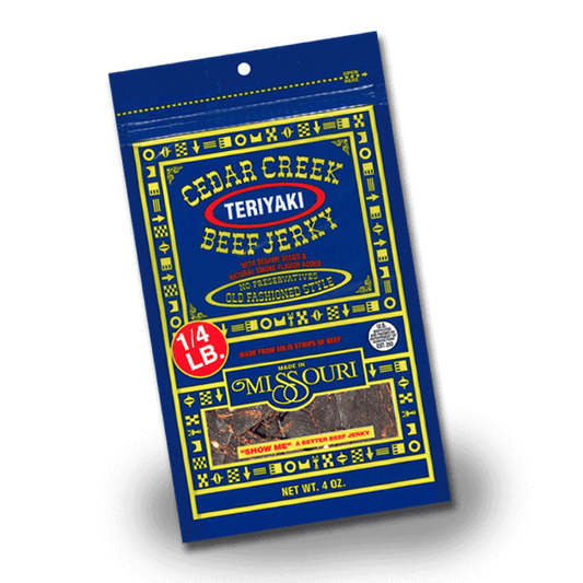 Cedar Creek Beef Jerky: Teriyaki